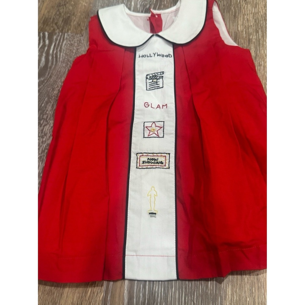 Christian Elizabeth & Co. Red Hollywood Theme Dress - Size 18 mth  - EUC